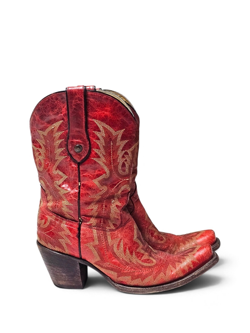 Corral Women's Picasso Snip Toe Embroidered Western Cowboy Boots Size 9.5